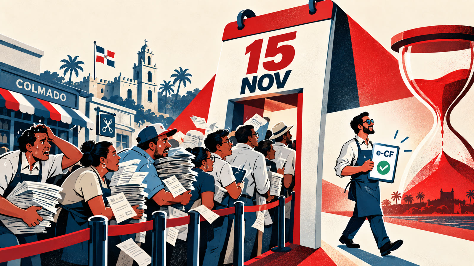 Portada de e-CF: la prórroga va hasta el 15 de noviembre — y por qué no conviene esperar